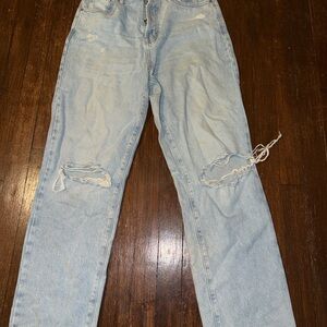 PacSun Distressed Straight Leg Jeans